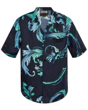 Versace Jeans Couture Couture Baroque Print Shirt - Blue