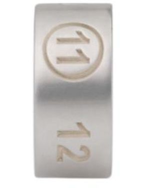 Maison Margiela Numbered Band Ring - Grey