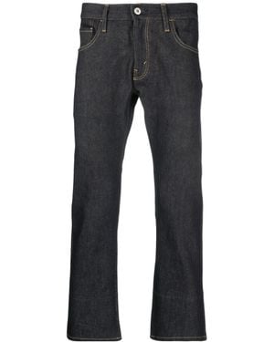 Junya Watanabe Graphic Print Denim Trousers - Grey