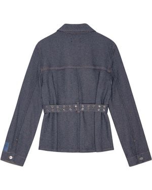 Ganni Denim Short Jacket - Blue