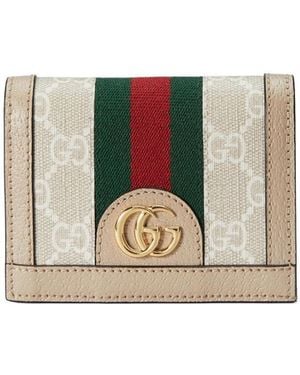 Gucci Ophidia Gg Card Case Wallet - White