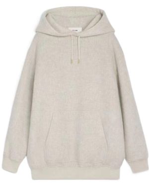 Celine Long Hoodie - White