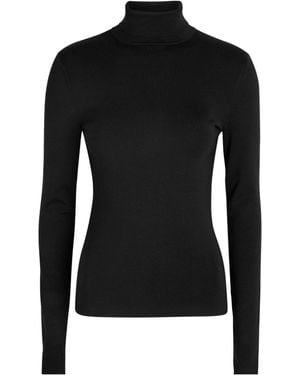 JOSEPH High-Neck Stretch Knit Jumper - Black