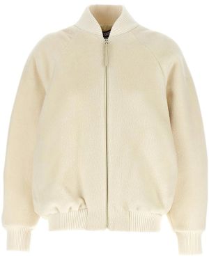 Jacquemus Zippered Jacket - Natural