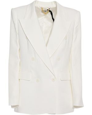 ジャケット ELISABETTA FRANCHI BIELASTIC FABRIC JACKET Jacket Nudo Elisabetta Franchi - Le Follie Shop