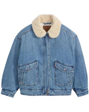 Levi's Sherpa Bomber Jacket - Blue