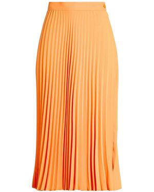 MM6 by Maison Margiela Crepe Pleated Skirt - Orange