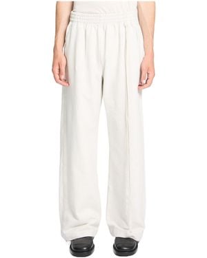 Ann Demeulemeester Elastic Waist Sports Trousers - White