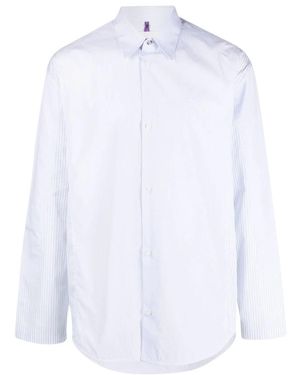OAMC Logo Embroidered Buttoned Shirt - White