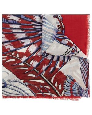 Ferragamo Pattern Scarf - Red