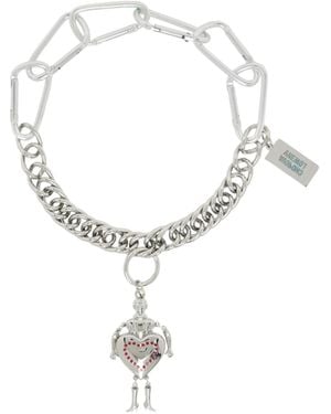 Chopova Lowena Dolly Carabiner Necklace - White