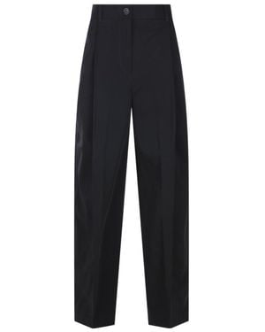 TOTEME Totême Single Pleat Pants - Blue