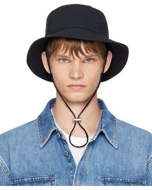 Bottega Veneta Tech Nylon Bucket Hat - Blue
