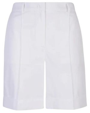 Eleventy Belt Loop Shorts - White