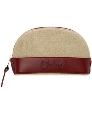 Chloé Sense Clutch - Brown