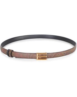 Etro Reversible Paisley Belt - Multicolor