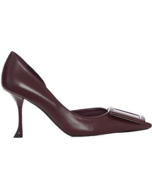 Roger Vivier Viv Ville Dorsay Dec 85 - Purple