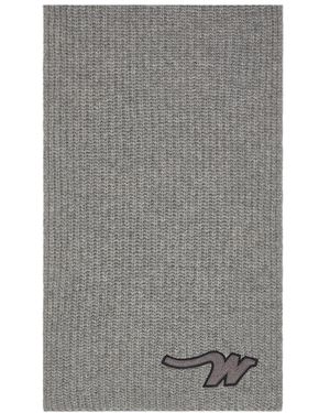 Weekend by Maxmara Wool Yarn Scarf - Grey