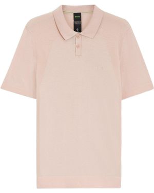 BOSS Short Sleeve Polo Shirt - Pink