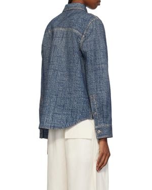 Bottega Veneta Long Sleeved Buttoned Shirt - Blue