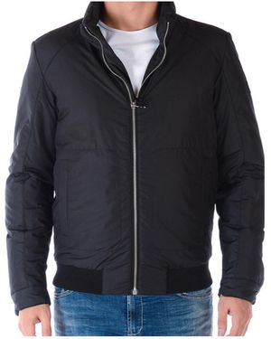 Versace Logo Zipper Casual Jacket - Blue