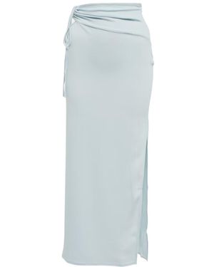 Christopher Esber Side-Strap Midi Skirt - Blue