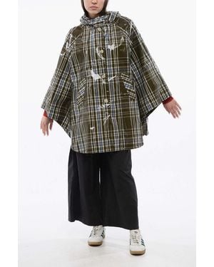 Woolrich Hawthorn Check-Pattern Cape - Green