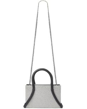 Kara Logo Shoulder Bag - Metallic