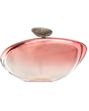 Benedetta Bruzziches Crystal-Embellished Clutch - Pink