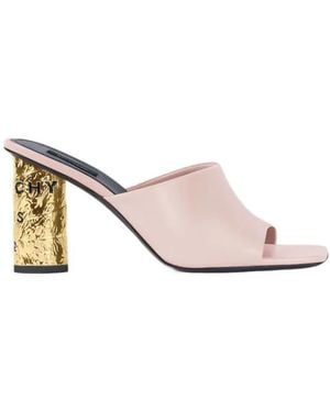 Givenchy Tape Heeled Mules - Pink