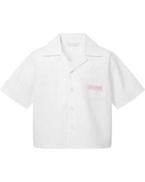 Palm Angels Short Sleeve Shirt - White