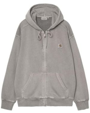 Carhartt Nelson Zip-Up Hoodie - Grey