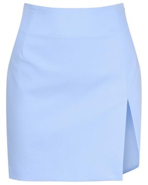 ANDAMANE Skirt With Side Slit - Blue