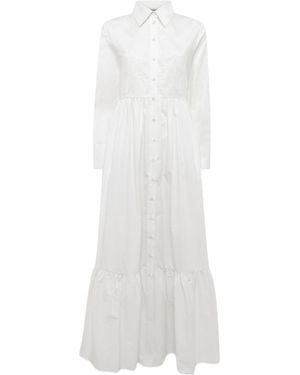 Blugirl Blumarine Long-Sleeved Dress - White