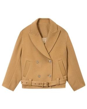 Isabel Marant Warna Coat - Natural