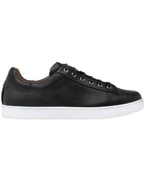 Gianvito Rossi Round Toe Low-Top Casual Shoes - Black
