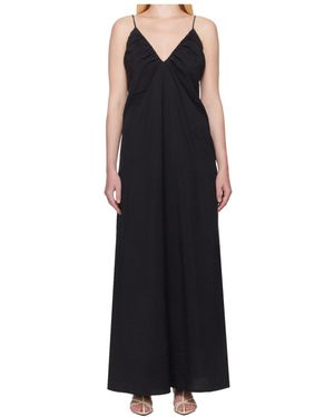 Rohe Pleated Slip Dress - Black