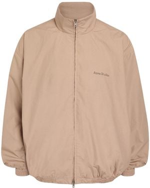Acne Studios Stand-Collar Coat - Natural