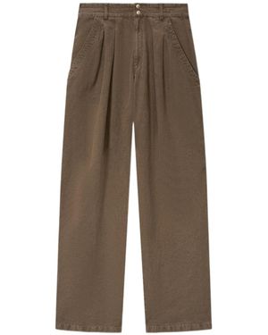 Isabel Marant Isabel Marant Étoile Nadine Pleated Trousers - Brown