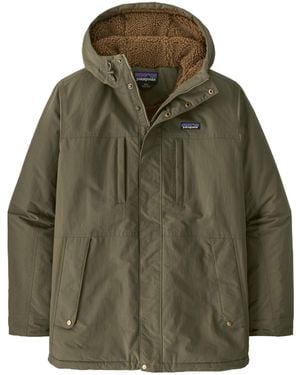Patagonia Isthmus Hooded Parka Coat - Green