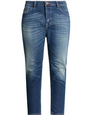 DIESEL Dark Ripped Skinny Jeans - Blue