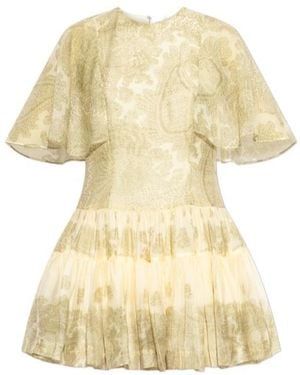 AllSaints Round Neck Dress - Natural