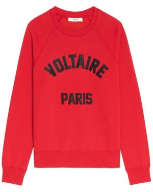 Zadig & Voltaire Long-Sleeved Sweatshirt - Red