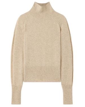 JOSEPH Turtleneck Cashmere Sweater - Natural