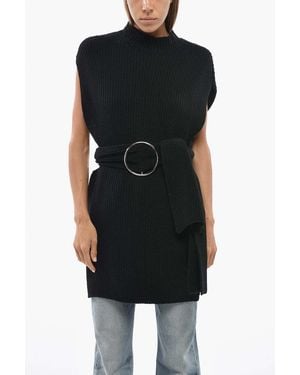 Dries Van Noten Tina Sleeveless Sweater - Black