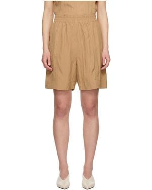 Studio Nicholson Elastic Waist Shorts - Natural