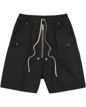 Rick Owens Simple Workwear Shorts - Black
