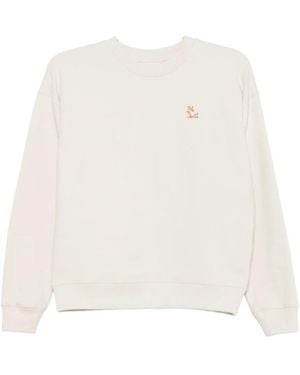 Maison Kitsuné Long-Sleeve Sweatshirt - White