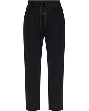 Fear Of God Waffle Relaxed Trousers - Black