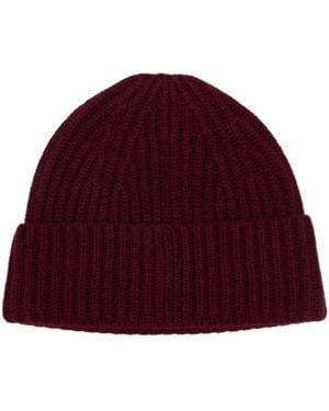 Lisa Yang Turn-Up Knit Hat - Red